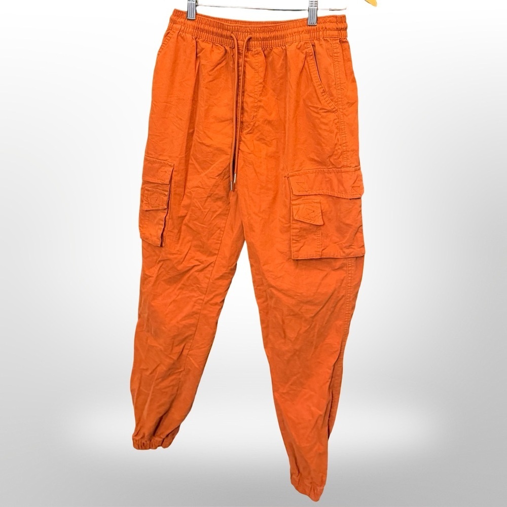 🧡 Urban Outfitters Standard Cloth Terra-Cotta Cargo Joggers – Small - Picture 11 of 16